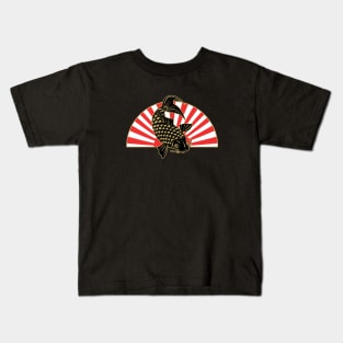 Koi Fish - Japanese Sunset Kids T-Shirt